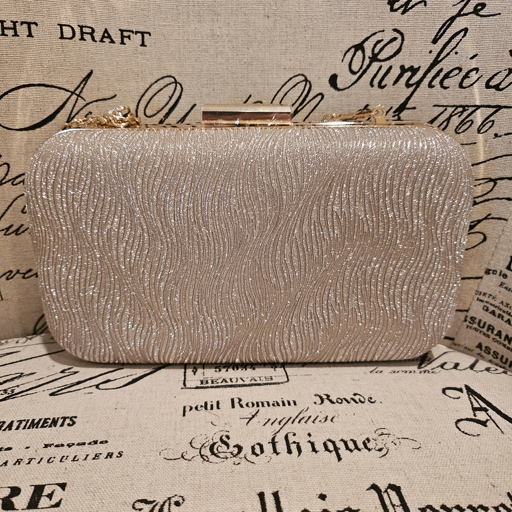 Elegant Gold Clutch Bag